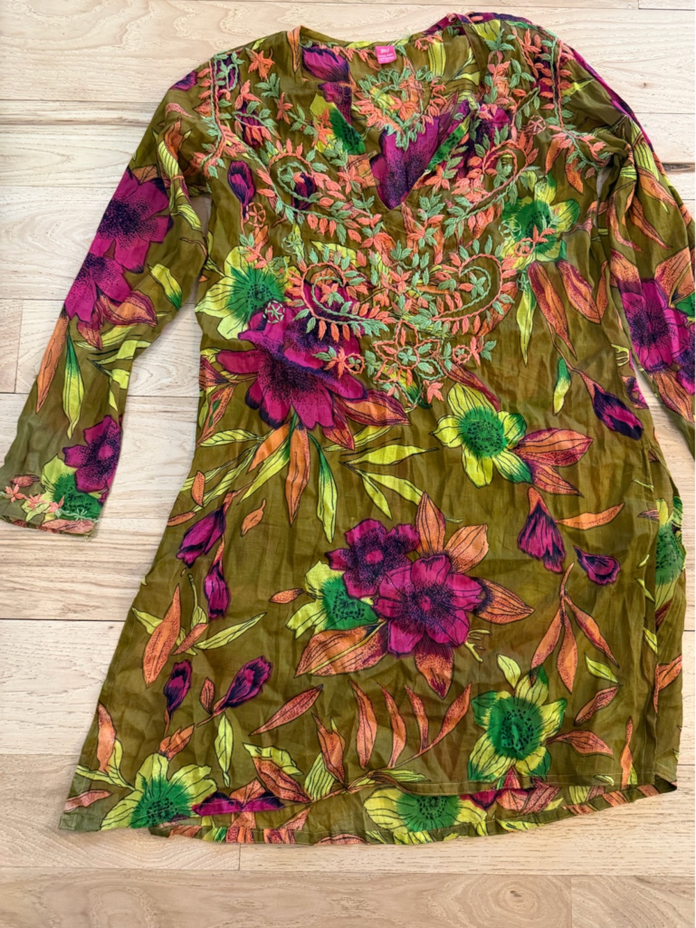 Raj 100 % cotton tunic size small